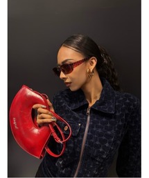 Desigual | 【Desigual × Nicki Nicole】リップモチーフ レザー調ミディアムバッグ(ハンドバッグ)