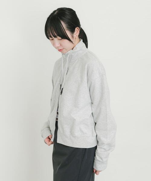 EKAL(エカル)の「ハイゲージジップスウェット(スウェット・レディース・ホワイト系その他/ネイビー・ONE)」の8枚目の写真