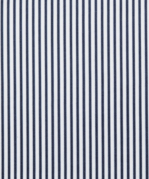 BELLUNA PLUS（ベルーナ）の「ジョーゼット素材タック使いＴブラウス（シャツ/ブラウス・レディース・サックスブルー/ピンク/オフホワイト/ネイビー/ストライプ・MEDIUM/LARGE/X-LARGE）」の11枚目の写真