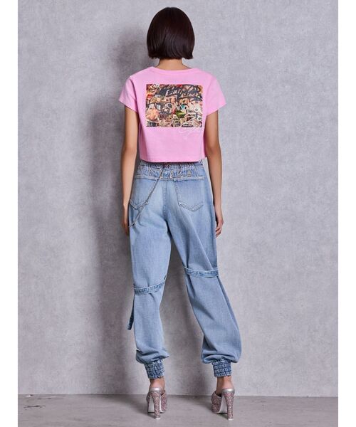 GYDA(ジェイダ)の「sacred edge cross PHOTOショートTシャツ(Tシャツ/カットソー・レディース・ピンク/オフホワイト/チャコールグレー・FREE)」の14枚目の写真
