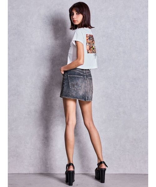 GYDA(ジェイダ)の「sacred edge cross PHOTOショートTシャツ(Tシャツ/カットソー・レディース・ピンク/オフホワイト/チャコールグレー・FREE)」の18枚目の写真