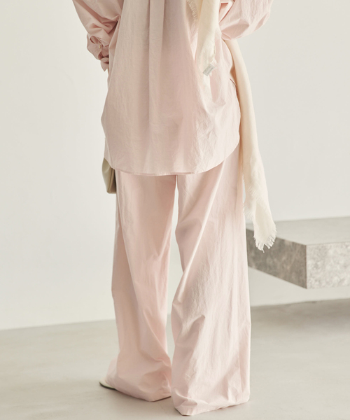 plage（プラージュ）の「relaxy shirt パンツ（その他パンツ・レディース・チャコールグレー/ボルドー/バーガンディー・38/36/34）」の19枚目の写真