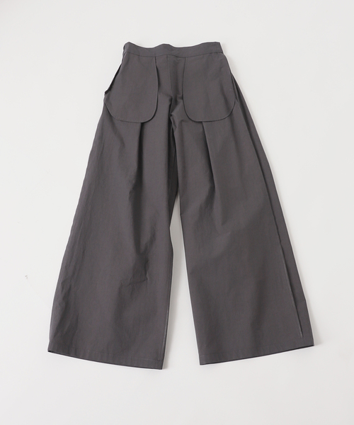 plage（プラージュ）の「relaxy shirt パンツ（その他パンツ・レディース・チャコールグレー/ボルドー/バーガンディー・38/36/34）」の9枚目の写真