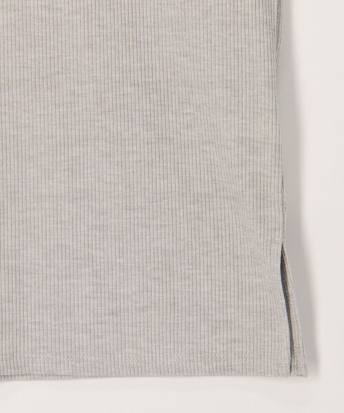 MICO COULIER（ミコクリエ）の「ラメテレコ×チュールタンクトップ（Tシャツ/カットソー・レディース・ライトグレー/チャコールグレー/オフホワイト・38）」の11枚目の写真