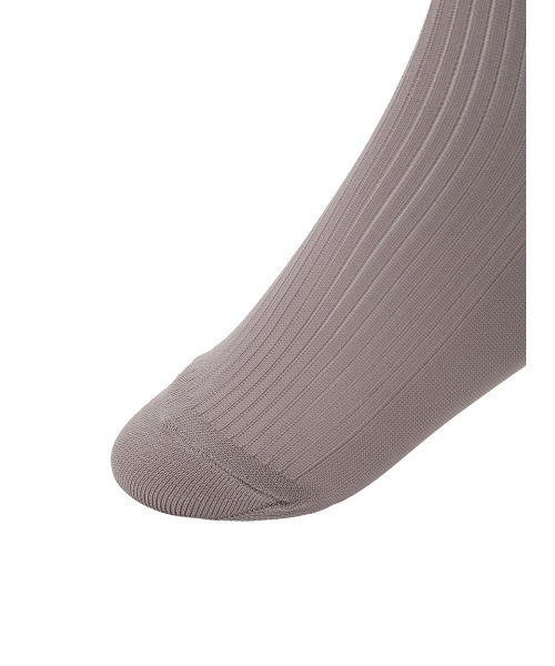 SNIDEL（スナイデル）の「ロングシアーソックス（ソックス/靴下・レディース・ライトグレー/ライトベージュ・F）」の5枚目の写真