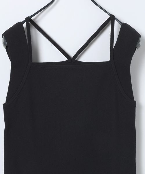 JEANASIS(ジーナシス)の「2WAYソウバリタンク/650681(タンクトップ・レディース・ネイビー/オレンジ・FREE)」の4枚目の写真