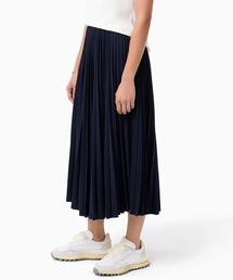 ネームジャカード ウエストプリーツロングスカート