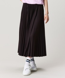 ネームジャカード ウエストプリーツロングスカート