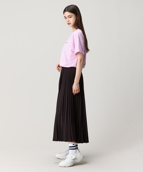 LACOSTE(ラコステ)の「ネームジャカード ウエストプリーツロングスカート(スカート・レディース・ブラウン/ネイビー・L/M/S/XS)」の19枚目の写真