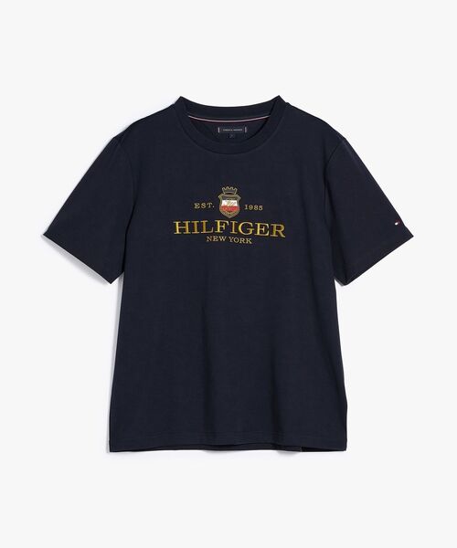 TOMMY HILFIGER（トミーヒルフィガー）の「ICON GRAPHIC TEE（Tシャツ/カットソー・メンズ・ホワイト/マルチ/グレー/ブルー・MEDIUM/LARGE/SMALL/X-LARGE）」の8枚目の写真