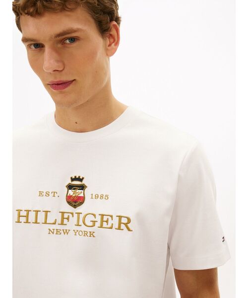 TOMMY HILFIGER（トミーヒルフィガー）の「ICON GRAPHIC TEE（Tシャツ/カットソー・メンズ・ホワイト/マルチ/グレー/ブルー・MEDIUM/LARGE/SMALL/X-LARGE）」の10枚目の写真