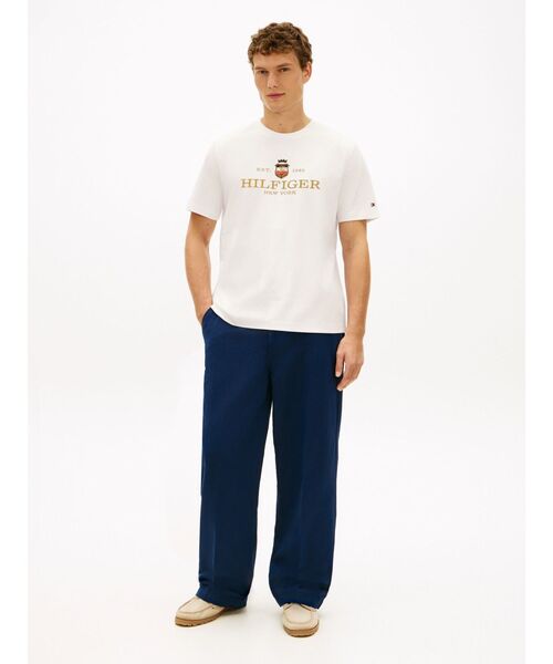 TOMMY HILFIGER（トミーヒルフィガー）の「ICON GRAPHIC TEE（Tシャツ/カットソー・メンズ・ホワイト/マルチ/グレー/ブルー・MEDIUM/LARGE/SMALL/X-LARGE）」の11枚目の写真