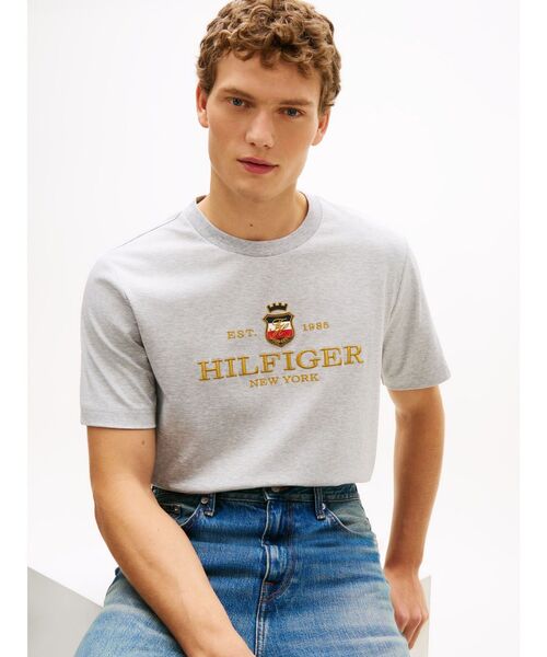 TOMMY HILFIGER（トミーヒルフィガー）の「ICON GRAPHIC TEE（Tシャツ/カットソー・メンズ・ホワイト/マルチ/グレー/ブルー・MEDIUM/LARGE/SMALL/X-LARGE）」の15枚目の写真