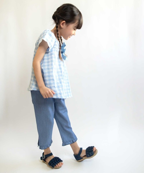 SKAPE（エスケープ）の「ﾋﾝﾔﾘ7分ﾊﾟﾝﾂ（その他パンツ・キッズ・パープル/ネイビー/ピンク/ブルー・90cm/100cm/110cm/120cm/130cm）」の10枚目の写真