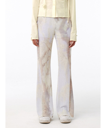 Print Flared Pants Print Tree