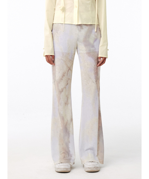 Kijun(キジュン)の「Print Flared Pants Print Tree(その他パンツ・レディース・その他・SMALL/MEDIUM)」の1枚目の写真