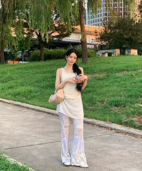 Kijun(キジュン)の「Print Flared Pants Print Tree(その他パンツ・レディース・その他・SMALL/MEDIUM)」の7枚目の写真