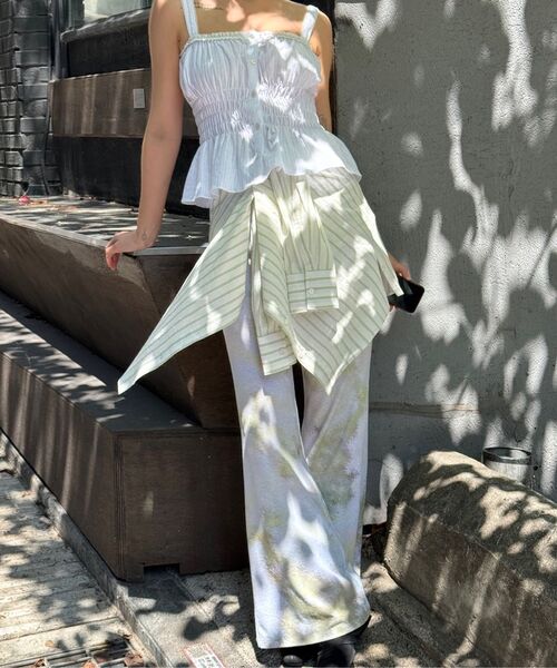 Kijun(キジュン)の「Print Flared Pants Print Tree(その他パンツ・レディース・その他・SMALL/MEDIUM)」の3枚目の写真