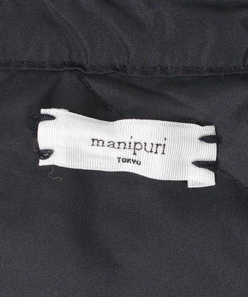 manipuri（マニプリ）の「【SE1】【manipuri/マニプリ】 0143401018 ミリタリークルーネック カレイドバンダナ キルティング ライナー ジャケット（ダウンジャケット/コート・レディース・Black・ONE）」の5枚目の写真