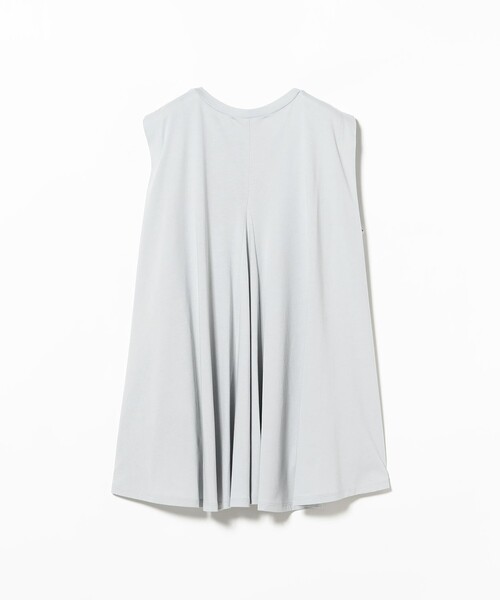 Demi-Luxe BEAMS（デミルクス ビームス）の「コットン バックフレア ノースリーブ プルオーバー［接触冷感］（Tシャツ/カットソー・レディース・ホワイト/チャコールグレー/サックスブルー・ONE SIZE）」の7枚目の写真
