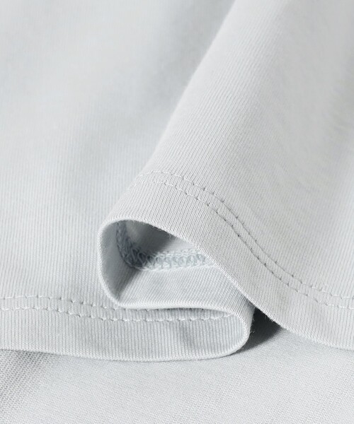 Demi-Luxe BEAMS（デミルクス ビームス）の「コットン バックフレア ノースリーブ プルオーバー［接触冷感］（Tシャツ/カットソー・レディース・ホワイト/チャコールグレー/サックスブルー・ONE SIZE）」の6枚目の写真