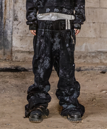 ROARINGRAD（ロアリングラド）の「ダーティダブルウエストスウェットパンツブラック（スウェットパンツ）」