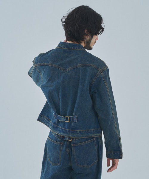 Noen(ノエン)の「オールドフェードデニムジャケット(デニムジャケット・メンズ・ブラック/インディゴブルー・LARGE/MEDIUM/X-LARGE)」の19枚目の写真