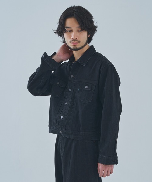 Noen(ノエン)の「オールドフェードデニムジャケット(デニムジャケット・メンズ・ブラック/インディゴブルー・LARGE/MEDIUM/X-LARGE)」の8枚目の写真