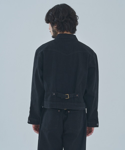 Noen(ノエン)の「オールドフェードデニムジャケット(デニムジャケット・メンズ・ブラック/インディゴブルー・LARGE/MEDIUM/X-LARGE)」の10枚目の写真