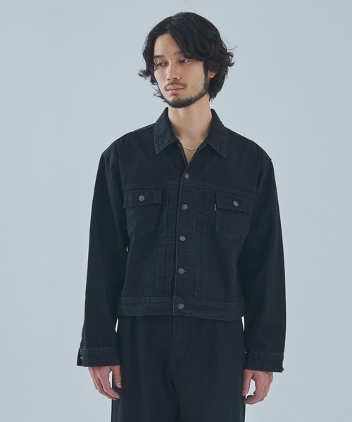 Noen(ノエン)の「オールドフェードデニムジャケット(デニムジャケット・メンズ・ブラック/インディゴブルー・LARGE/MEDIUM/X-LARGE)」の5枚目の写真
