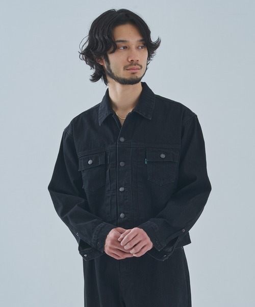 Noen(ノエン)の「オールドフェードデニムジャケット(デニムジャケット・メンズ・ブラック/インディゴブルー・LARGE/MEDIUM/X-LARGE)」の6枚目の写真