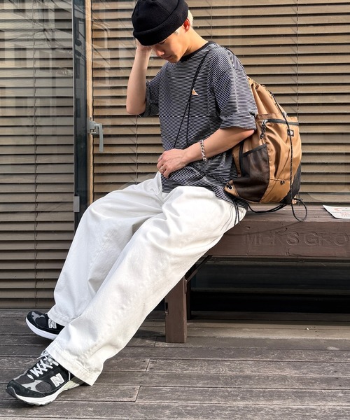 Dickies(ディッキーズ)の「【Dickies】ATHLETIC KNAPSACK/ディッキーズ アスレチック ナップサック(バックパック/リュック・メンズ・グレー/ネイビー/ベージュ/ブラック・FREE)」の6枚目の写真