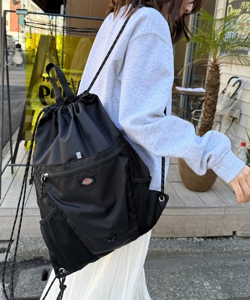 Dickies(ディッキーズ)の「【Dickies】ATHLETIC KNAPSACK/ディッキーズ アスレチック ナップサック(バックパック/リュック・メンズ・グレー/ネイビー/ベージュ/ブラック・FREE)」の16枚目の写真