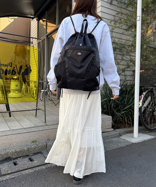 Dickies(ディッキーズ)の「【Dickies】ATHLETIC KNAPSACK/ディッキーズ アスレチック ナップサック(バックパック/リュック・メンズ・グレー/ネイビー/ベージュ/ブラック・FREE)」の14枚目の写真