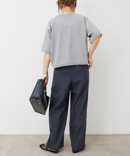 PUAL CE CIN（ピュアルセシン）の「接触冷感バルーンシルエットスラックスパンツ（スラックス・レディース・チャコールグレー/ベージュ・FREE）」の19枚目の写真
