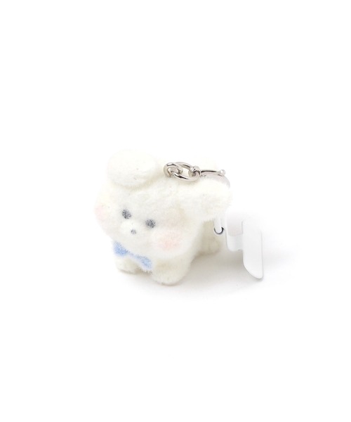tiny tiny（ティニーティニー）の「チャームベース付きフロッキーアニマル[tiny tiny(ティニーティニー)]（スマホグッズ・レディース・その他2/その他1/その他3/その他4・0）」の2枚目の写真