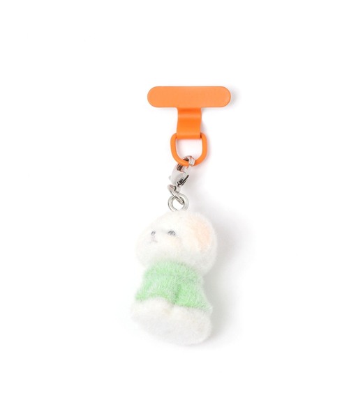 tiny tiny（ティニーティニー）の「チャームベース付きフロッキーアニマル[tiny tiny(ティニーティニー)]（スマホグッズ・レディース・その他2/その他1/その他3/その他4・0）」の5枚目の写真