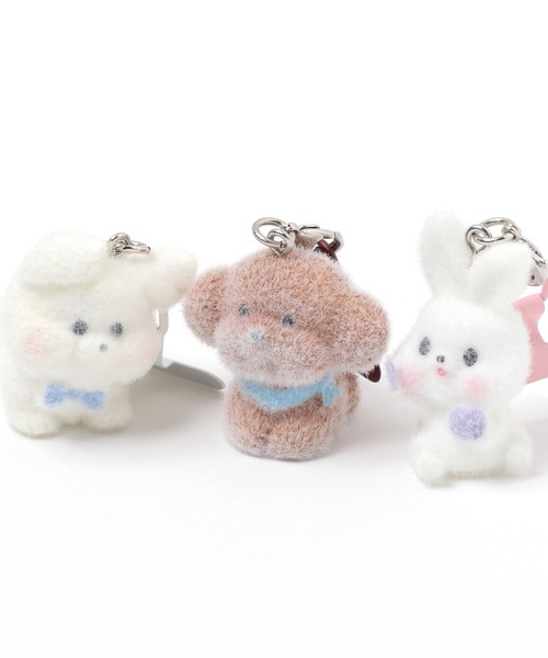 tiny tiny（ティニーティニー）の「チャームベース付きフロッキーアニマル[tiny tiny(ティニーティニー)]（スマホグッズ・レディース・その他2/その他1/その他3/その他4・0）」の12枚目の写真