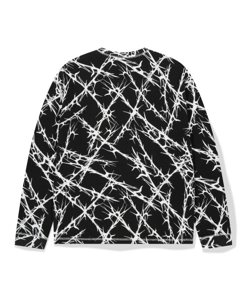 WKNDRS(ウィーキャンドース)の「THORNS LS T-SHIRT (BLACK)(Tシャツ/カットソー・レディース・その他・MEDIUM/LARGE/X-LARGE)」の2枚目の写真