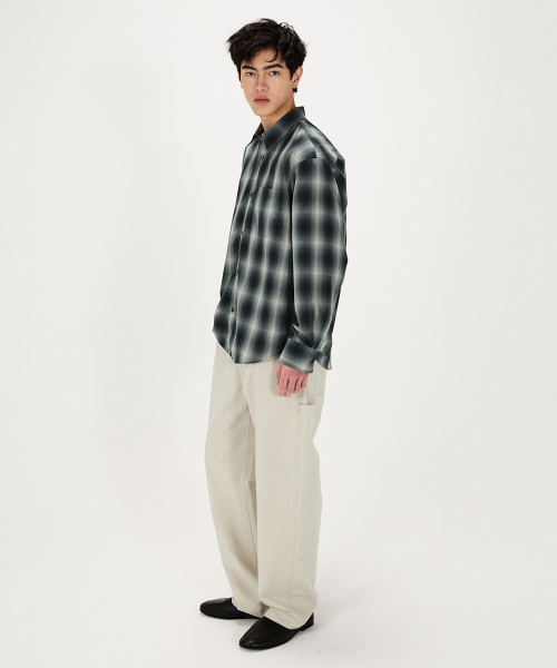 SHIRTER(シャーター)の「SUPER LIGHT NAVONA CHECK SHIRT (GREY)(シャツ/ブラウス・メンズ・その他・SMALL/MEDIUM/LARGE)」の6枚目の写真
