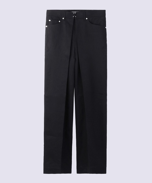 JOHN LAWRENCE SULLIVAN(ジョンローレンスサリバン)の「【JOHN LAWRENCE SULLIVAN】RIGID DENIM WIDE PANTS(デニムパンツ・メンズ・ブラック/インディゴブルー・46/44)」の18枚目の写真