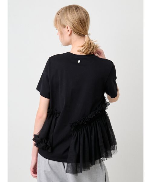 SORIN(ソリン )の「Tulle Docking Tshirt/チュールドッキング Tシャツ(Tシャツ/カットソー・レディース・サックスブルー/ブラック/ホワイト・38)」の22枚目の写真