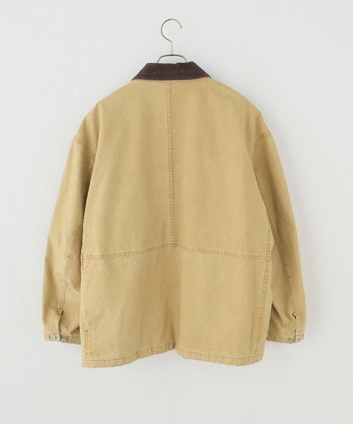 JOURNAL STANDARD（ジャーナルスタンダード）の「【TONYWACK/トニーワック】 GARMENT WASHED BARN JACKET（ブルゾン・レディース・ベージュ・LARGE）」の2枚目の写真