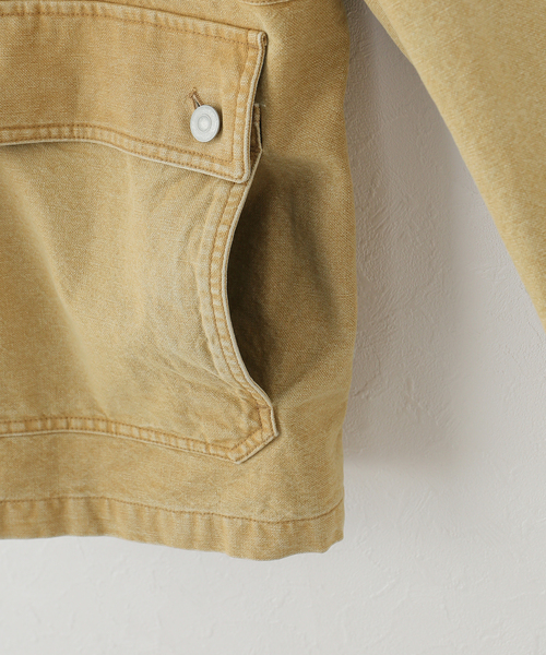JOURNAL STANDARD（ジャーナルスタンダード）の「【TONYWACK/トニーワック】 GARMENT WASHED BARN JACKET（ブルゾン・レディース・ベージュ・LARGE）」の6枚目の写真