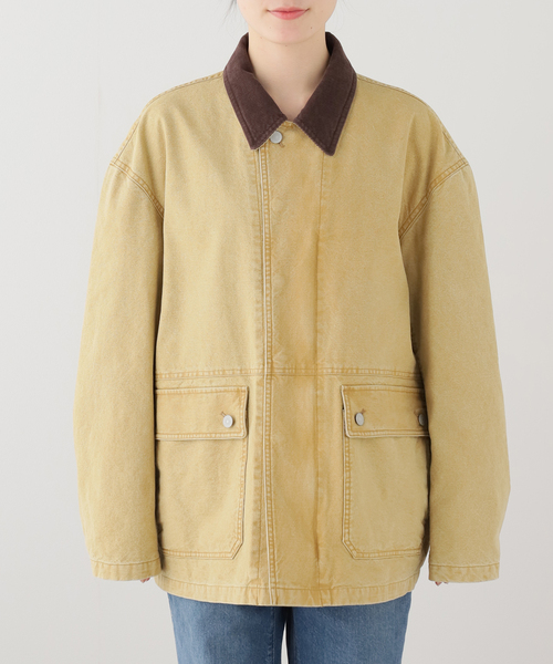 JOURNAL STANDARD（ジャーナルスタンダード）の「【TONYWACK/トニーワック】 GARMENT WASHED BARN JACKET（ブルゾン・レディース・ベージュ・LARGE）」の15枚目の写真