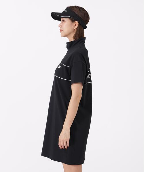 New Balance Golf(ニューバランスゴルフ)の「【new balance golf】スウェット ハーフジップ ワンピース (WOMENS)(ワンピース・レディース・ブラック/ホワイト・SMALL/MEDIUM/LARGE)」の6枚目の写真