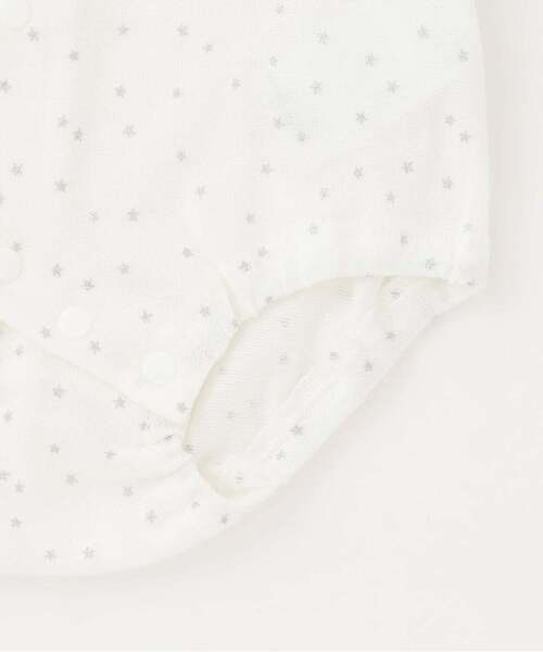 Sophie la girafe（ソフィーラジラフ）の「スターダストボディスーツ【日本製】（ロンパース・キッズ・オフホワイト・80ｃｍ/70cm/60cm）」の6枚目の写真