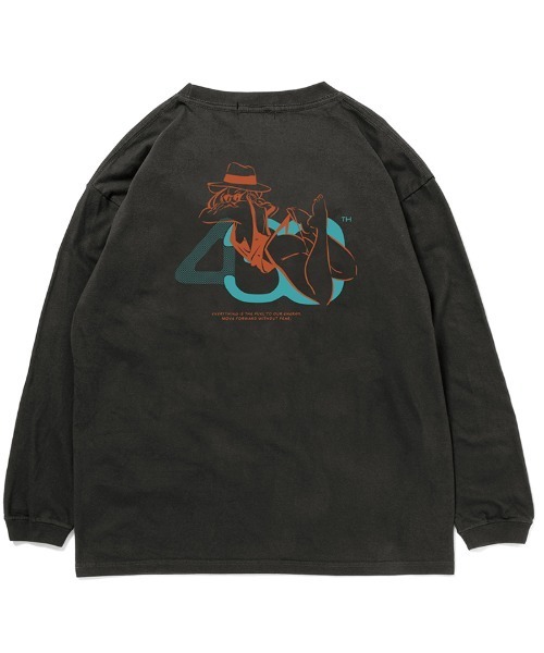 430（フォーサーティ）の「mlt5652- NF SUMMER GIRL L-S TEE カットソー(26-127)（Tシャツ/カットソー・メンズ・グリーン/ブラック系その他/アッシュ/サックスブルー/ブラック/ホワイト/ネイビー・2/1/0/3）」の3枚目の写真