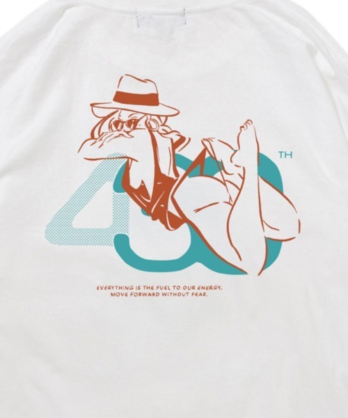 430（フォーサーティ）の「mlt5652- NF SUMMER GIRL L-S TEE カットソー(26-127)（Tシャツ/カットソー・メンズ・グリーン/ブラック系その他/アッシュ/サックスブルー/ブラック/ホワイト/ネイビー・2/1/0/3）」の17枚目の写真