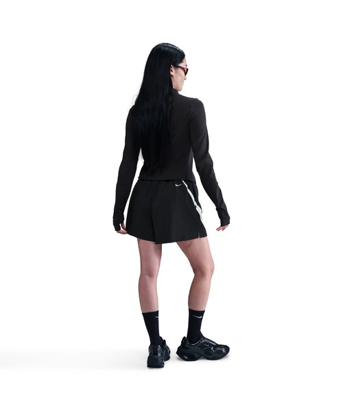 NIKE（ナイキ）の「NIKE/ナイキ W NSW LOGO MR SHORT（その他パンツ・レディース・ブラック/パープル・L/S/M/XL/XS）」の3枚目の写真